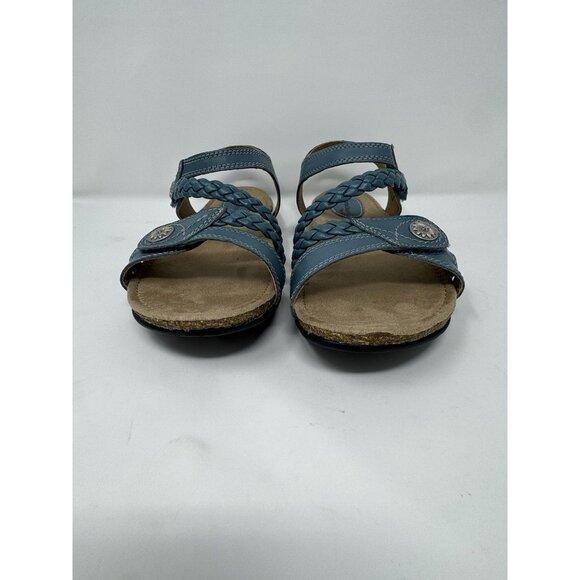 Earth Origins Blue Strap Leather Sandals Woman's Size 7.5 - Picture 5 of 10